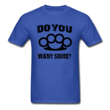 Brass Knuckles Black on Blue