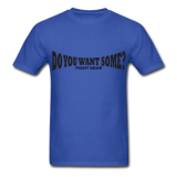 Do You Want Some fight Gear Logo Black on Blue