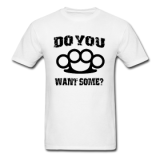 Brass Knuckles Black on White Men's T-shirt
