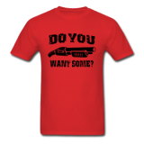 Shotgun Logo Black on Red T-shirt