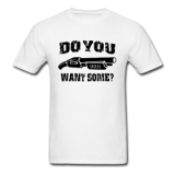 Shotgun Logo Black on White T-shirt